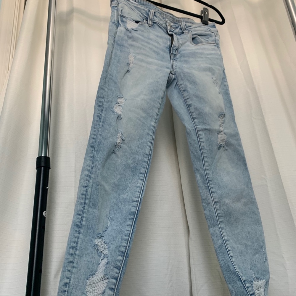 AEO distressed jeans